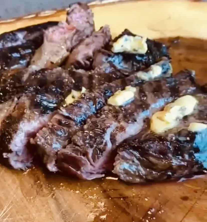 Easy Smoked Reverse Seared Ribeye Steak with Garlic, Lemon & Chilli