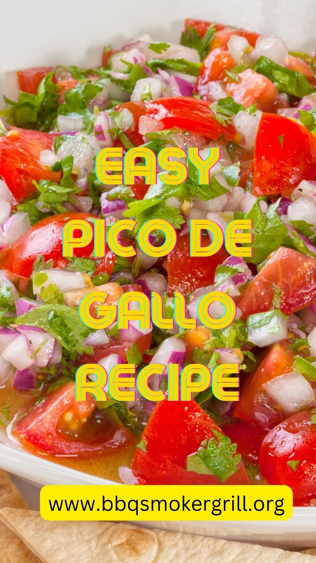 Easy Pico De Gallo Recipe - BBQ Smoker Grill Hub