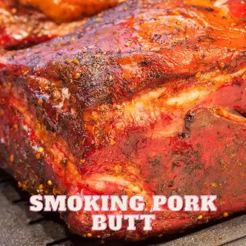 smoking pork butt