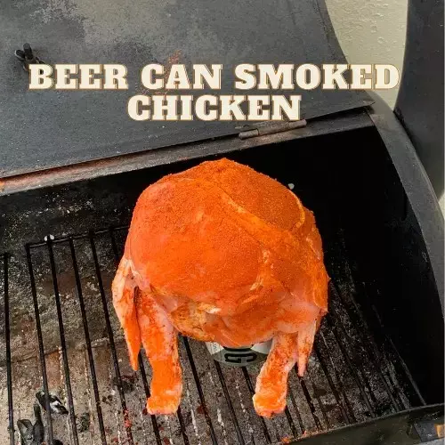beer can smoked chicken